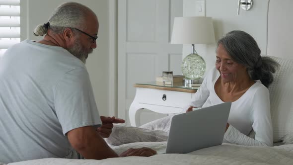 Mature couple at home