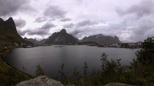 Lofoten Reine Bay Timelapse