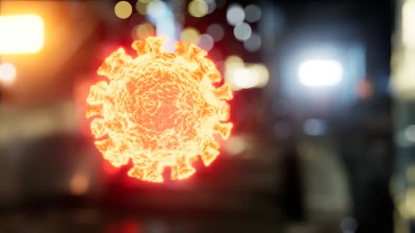 Coronavirus COVID 19 Quarantine on Empty City Streets alt