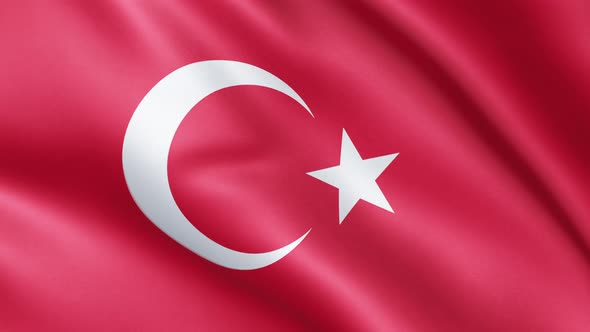 Flag of Turkey | UHD | 60fps