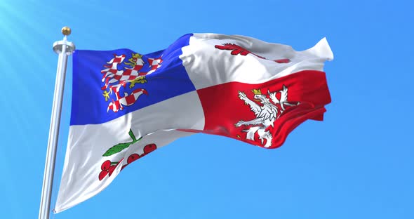 Vysocina Region Flag, Czech Republic