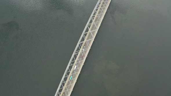 Adomi Bridge crossing in Ghana