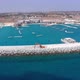 Aerial View of the Construction of the Stone Defense of the Marina - VideoHive Item for Sale