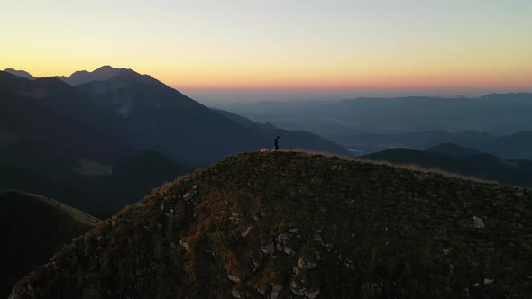 Sunrise in the mountains