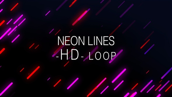 Abstract Neon Lines HD