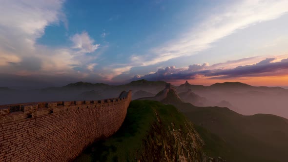 Sunrise on the Great Wall