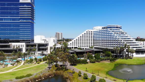 Aerial View of a Resort Hotel in Australia