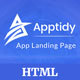 Apptidy - App Landing Page - ThemeForest Item for Sale