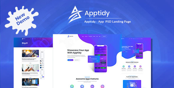 Apptidy - App Landing Page
