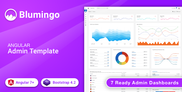 Blumingo - Angular Bootstrap Admin Dashboard Template & UI Kit