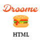 Droome - Restaurant HTML5 Template - ThemeForest Item for Sale