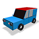 Low Poly City Car 3d Model - 3DOcean Item for Sale