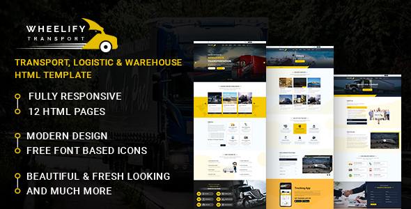 Wheelify Transport HTML Template