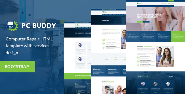 PcBuddy - Computer Repair HTML Template