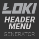 Loki Header Menu Generator - CodeCanyon Item for Sale