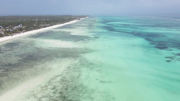 Zanzibar Tanzania  Aerial View of the Indian Ocean