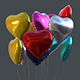 Heart Balloons Pack1 - 3DOcean Item for Sale