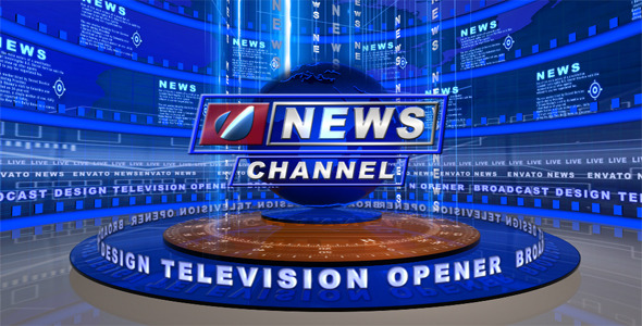 Broadcast Design - Tv News Open