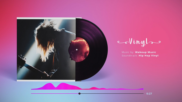 Vinyl Disc Music Visualizer