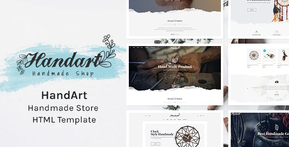 HandArt - Handmade Store HTML Template