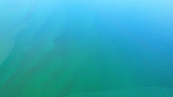 4K aerial view from a drone. Tropical seas