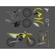 Motorcycle Parts Set Flat Full Garage Sale - GraphicRiver Item for Sale