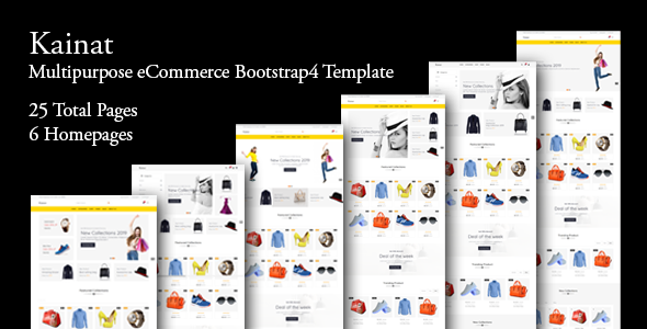 Kainat - Multipurpose eCommerce Bootstrap 4 Template