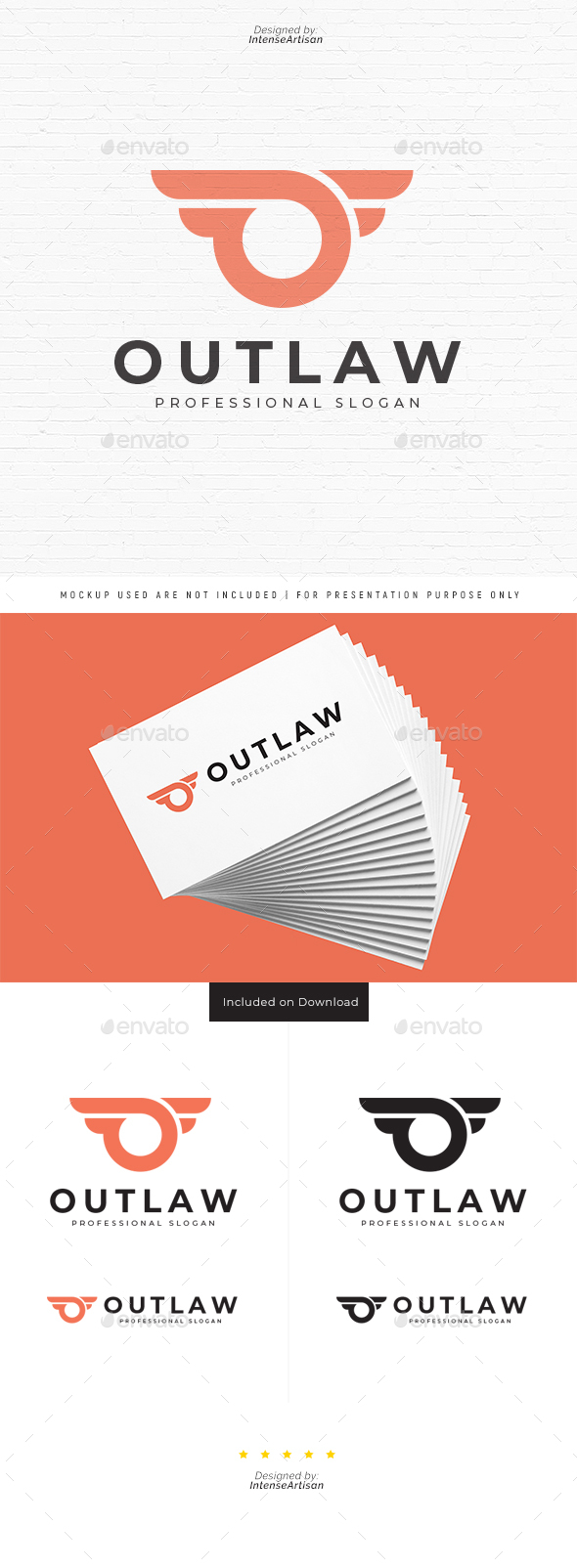 Outlaw O Letter Logo