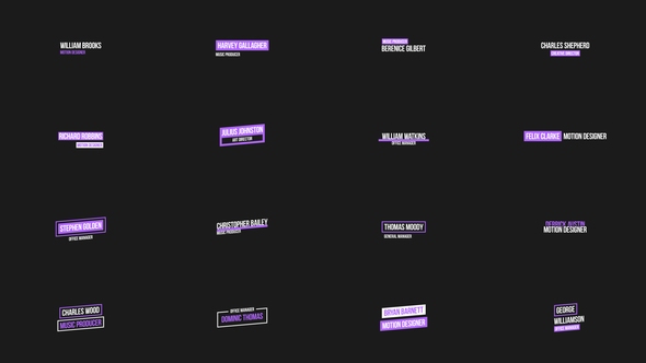 Simple Lower Thirds for After Effects alt