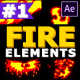 2D FX Fire Elements - VideoHive Item for Sale