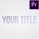 Simple Title Reveal - VideoHive Item for Sale