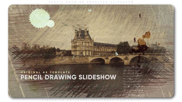 Pencil Drawing Parallax Slideshow