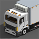 Voxel Refrigerated Truck - 3DOcean Item for Sale