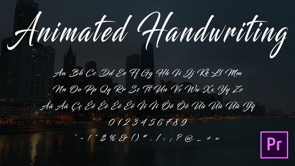 Animated Handwriting