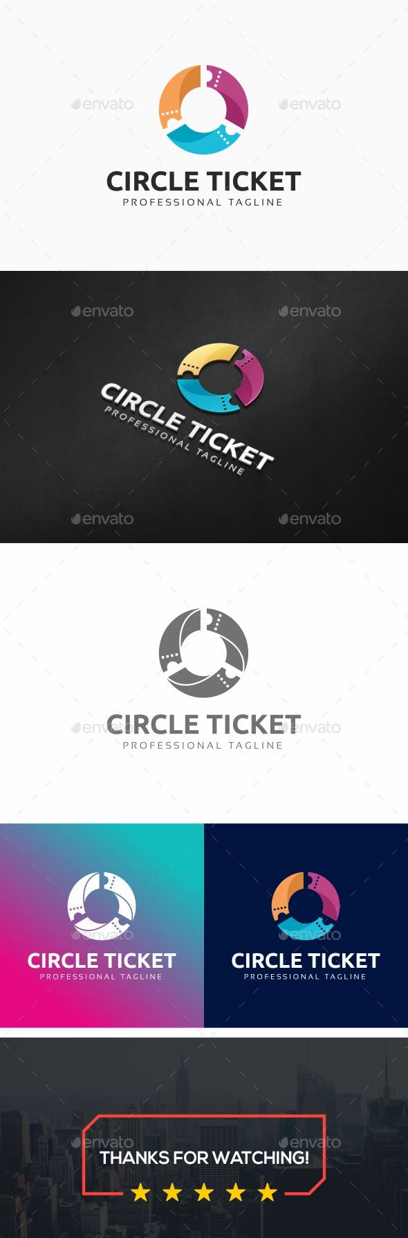 Ticket Logo Template