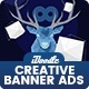 Creative, Startup Agency Banners HTML5 Ad D64 - GWD & PSD - CodeCanyon Item for Sale