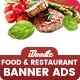 Food & Restaurant Banners HTML5 Ad D66 - GWD & PSD - CodeCanyon Item for Sale