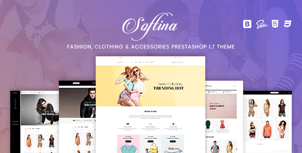 Softina - Fashion, Clothing & Accessories PrestaShop 1.7 Theme