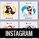 Instagram Post for Glasses - GraphicRiver Item for Sale