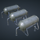 Mars Kitbash - Fuel Containers - 3DOcean Item for Sale