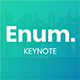 Enum Keynote Template - GraphicRiver Item for Sale
