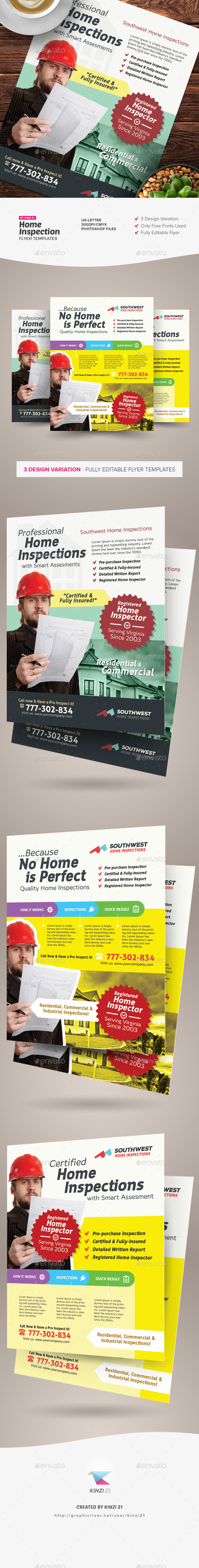 Home Inspection Flyer Templates