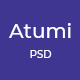 Atumi - Minimal Blog PSD Template - ThemeForest Item for Sale