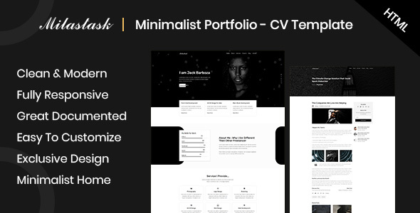 MilasTask - Responsive Portfolio HTML Template