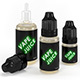 Vape Liquid Bottles (3 sizes) - 3DOcean Item for Sale