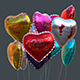 Heart Balloons Valentine Pack1 - 3DOcean Item for Sale