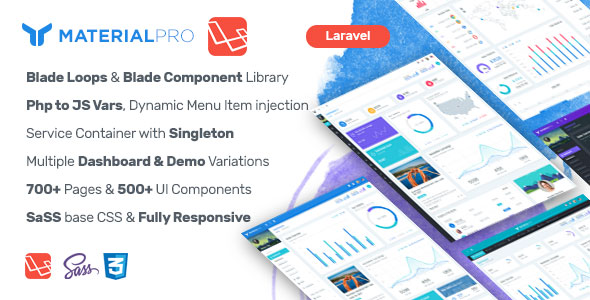 Material Pro - szablon administratora Laravel