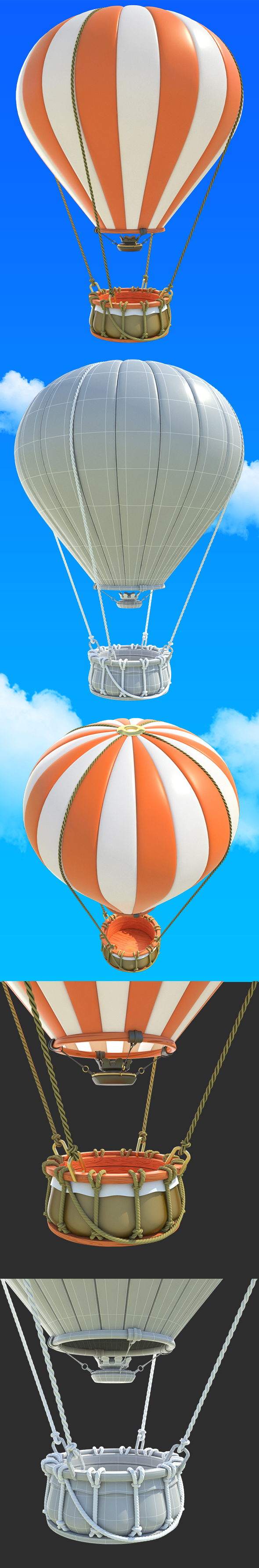 Cartoon Hot Air Balloon