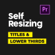 Self-Resizing & Underlined Titles I Premiere Pro (MOGRT) - VideoHive Item for Sale