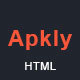 Apkly - App Landing Page Template - ThemeForest Item for Sale